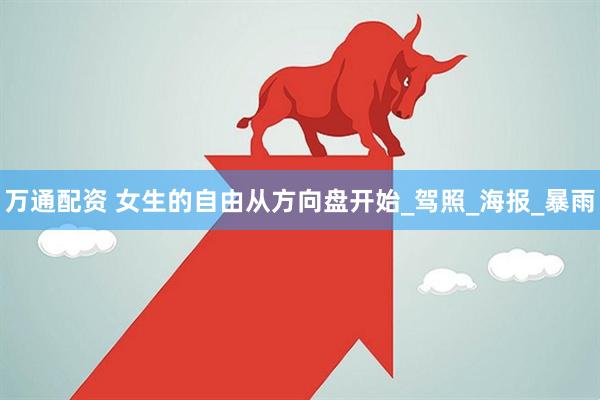 万通配资 女生的自由从方向盘开始_驾照_海报_暴雨